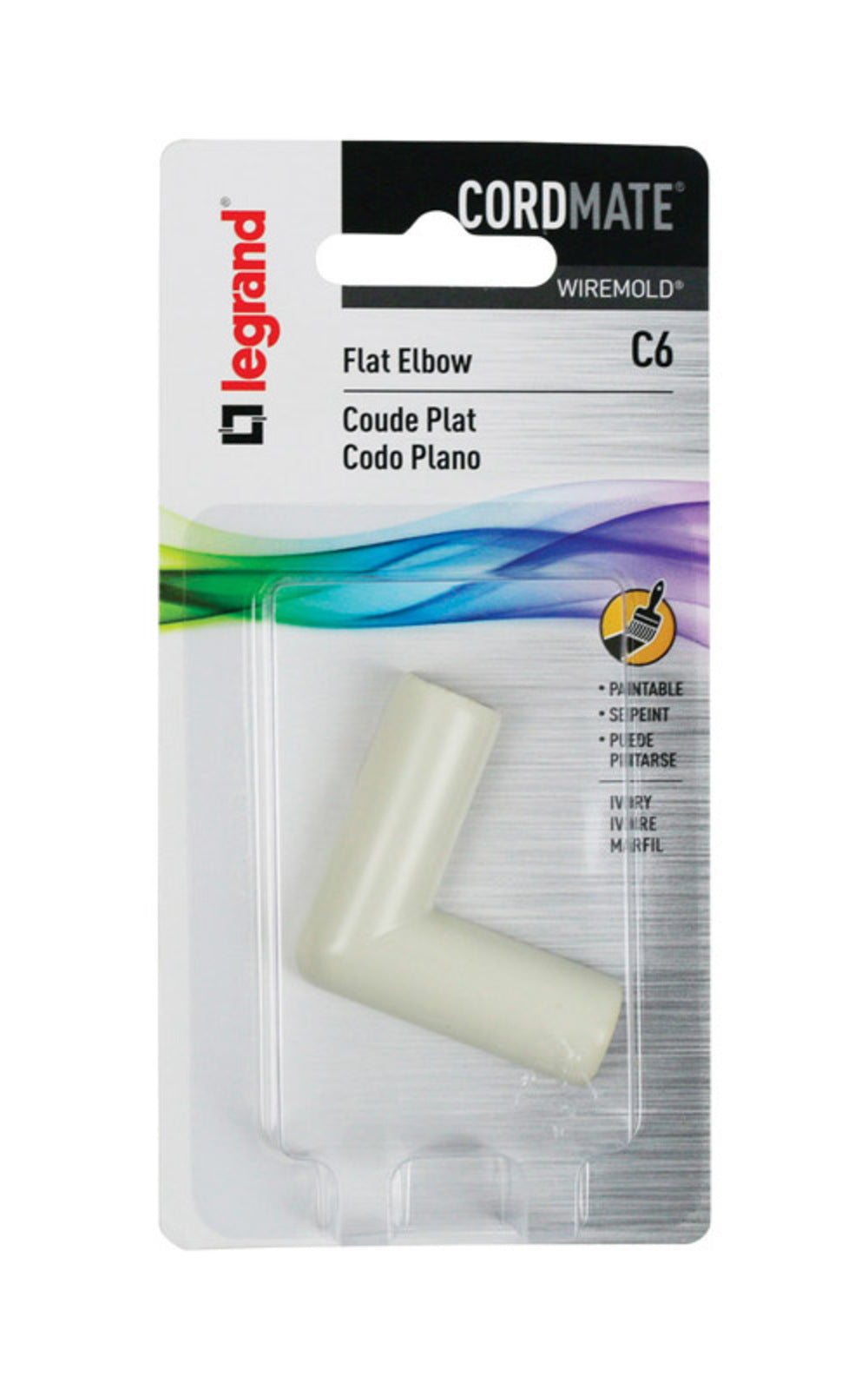 ELBOW FLAT CORDMTE PLST