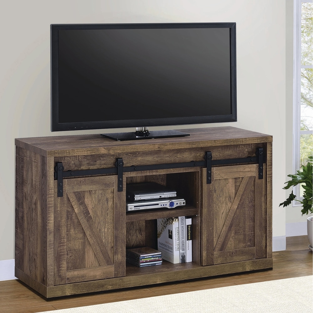 Coaster Furniture Brockton 48 inch 3 shelf Sliding Doors TV Console