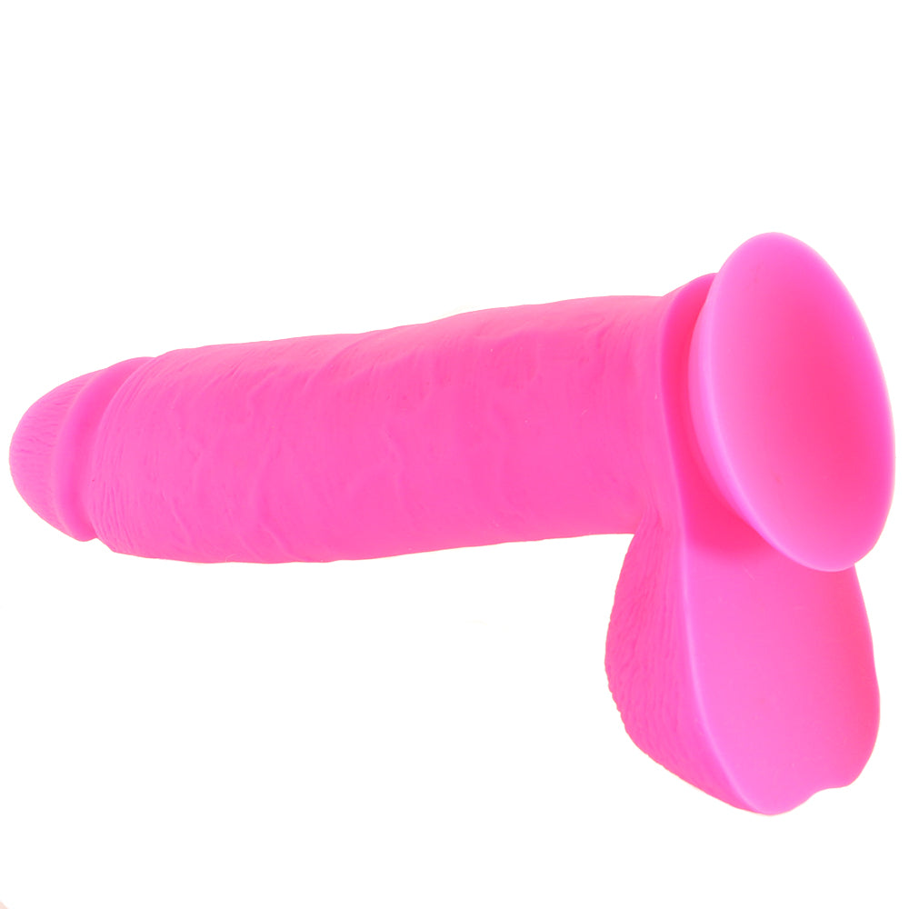 Neo Elite 10 Inch Dual Density Silicone Cock in Pink