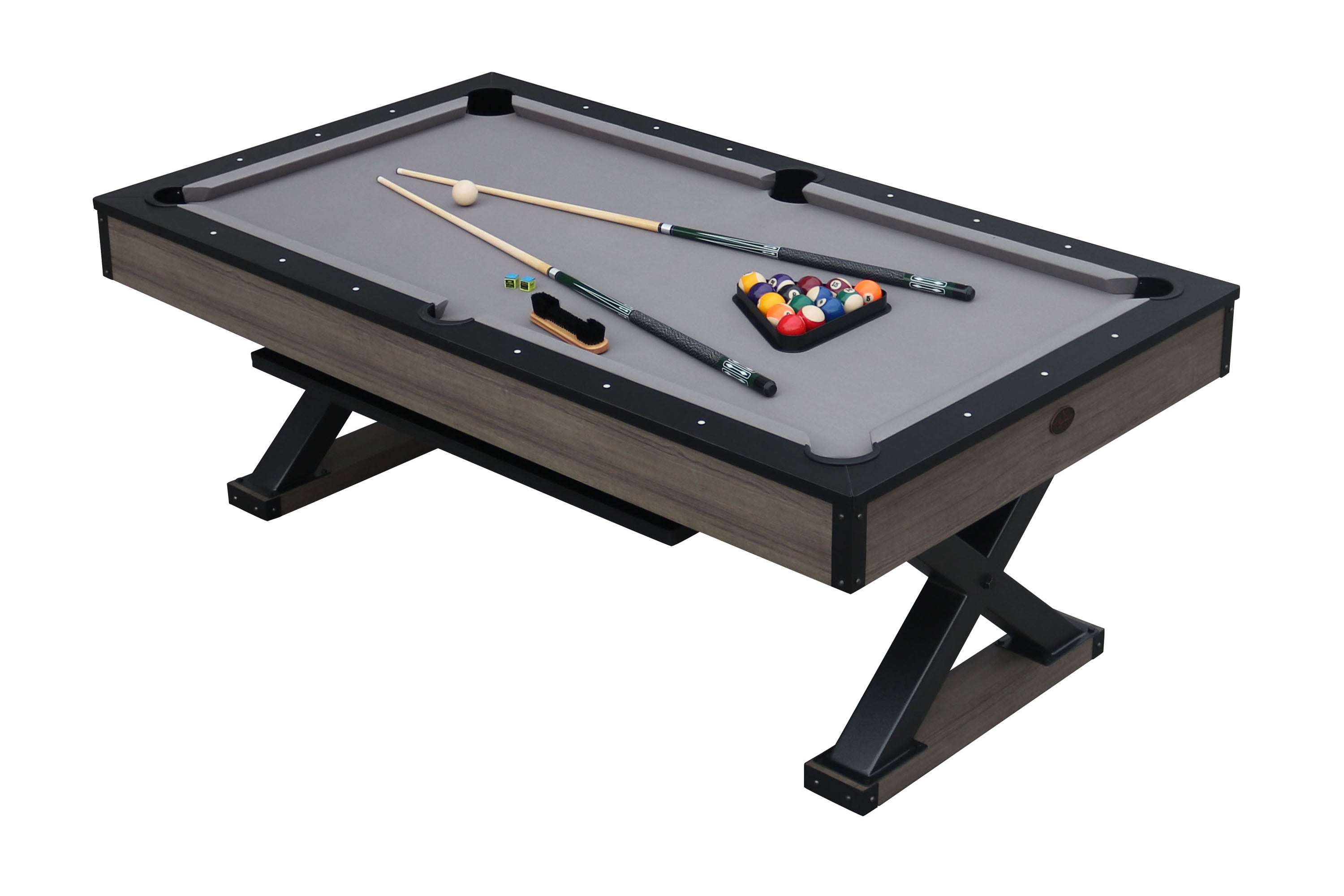 Playcraft Wolf Creek 7 Ft. Billiard Pool Table with Dining Top