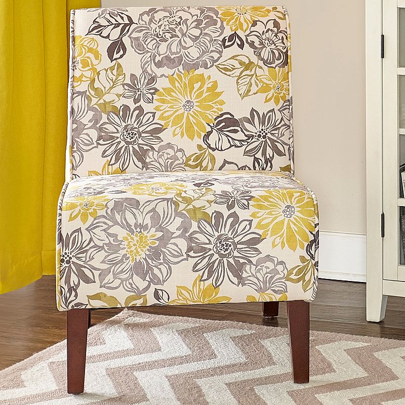 Linon Armeless Accent Chair