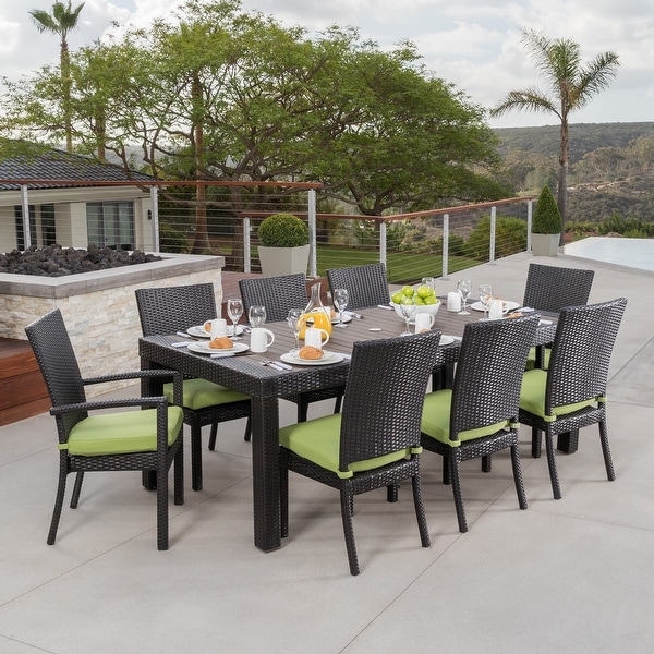 Deco 9 Piece Aluminum Outdoor Patio Dining Set