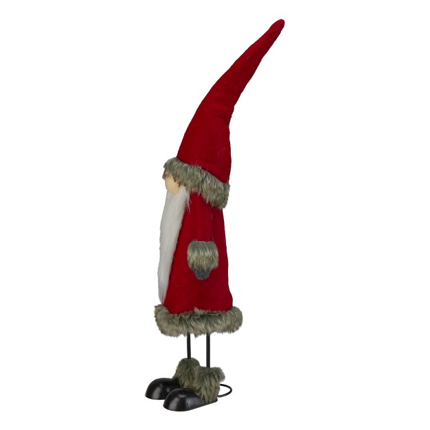 Red And White Santa Gnome Christmas Figurine