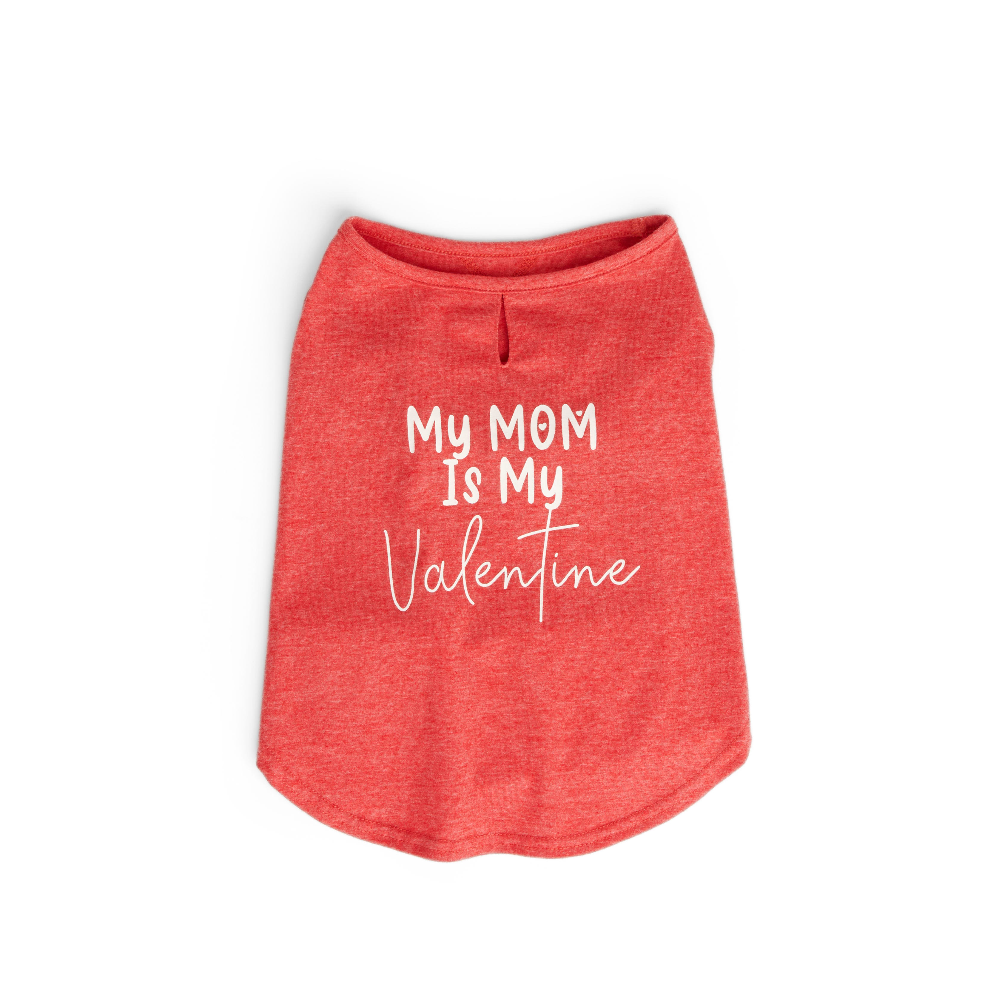 YOULY My Mom is My Valentine Dog Tee， XX-Small