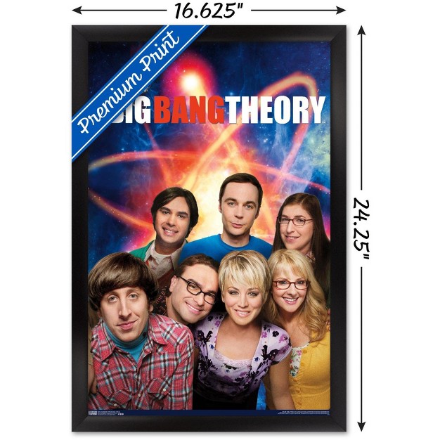 Trends International The Big Bang Theory Season 8 Key Art Framed Wall Poster Prints