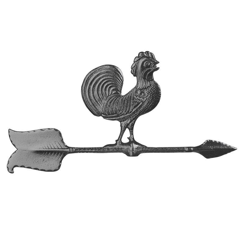 Whitehall 00067 24 Rooster Accent Weathervane - Black