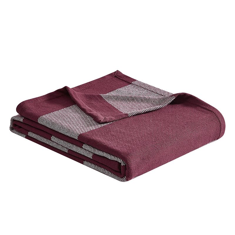 Eddie Bauer Boylston Red Stripe Blanket