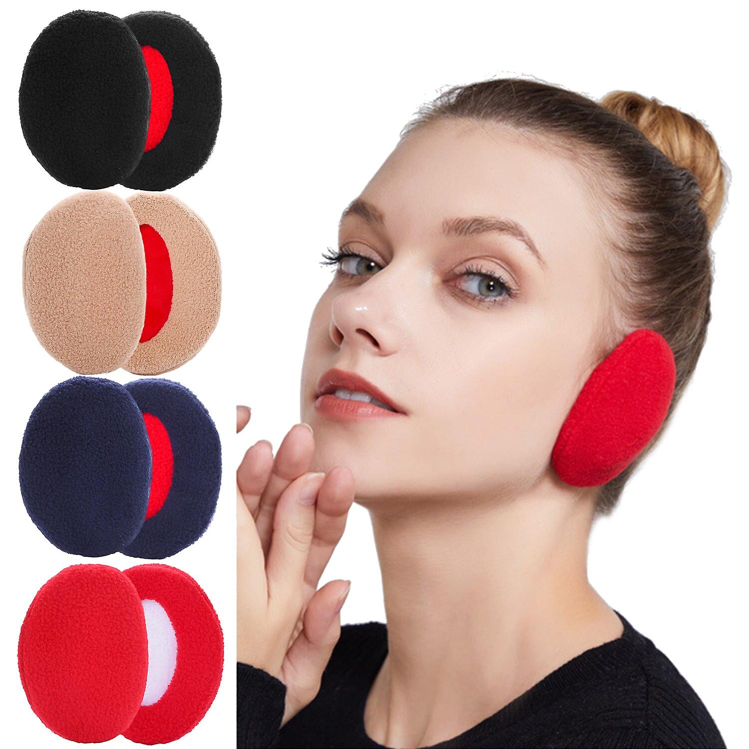 1 Pairs Winter Bandless Ear Warmers Earmuffs Fluffy Fleece Ear Cover Soft Thick Windproof Ear Protection For Men Women Kids