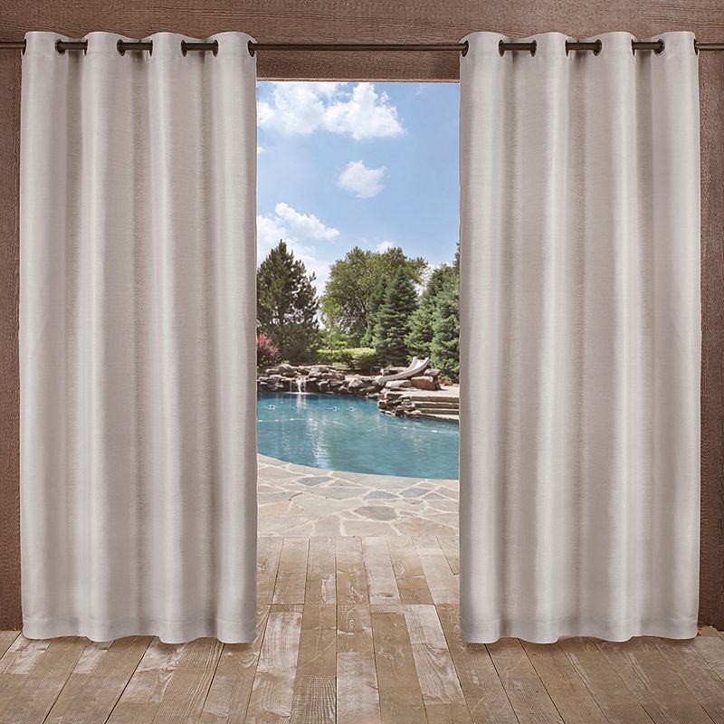 Exclusive Home 2-pack Delano Indoor/Outdoor Window Curtain