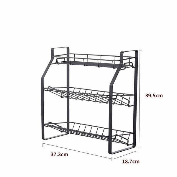 3 Tier Kitchen Storage Rack Counter Organizer Spice Rack Shelf