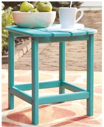 Atlantic Seafoam Side Patio Table