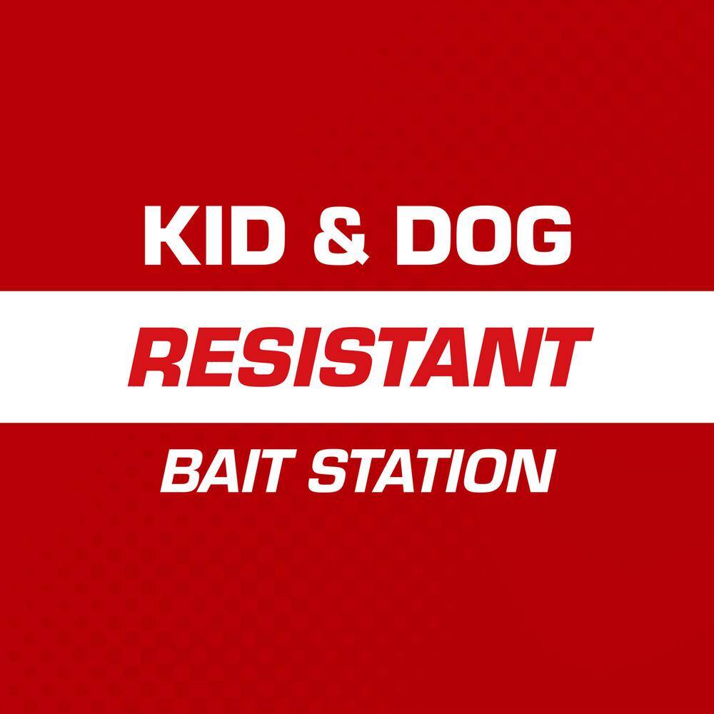 TOMCAT Rat and Mouse Killer Child and Dog Resistant Refillable Station 1 Station with 15 Baits 037091005