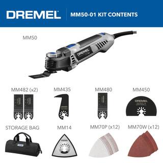 Dremel Multi-Max MM50 5 Amp Variable Speed Corded Oscillating Multi-Tool Kit with 30 Accessories and Storage Bag MM50-01