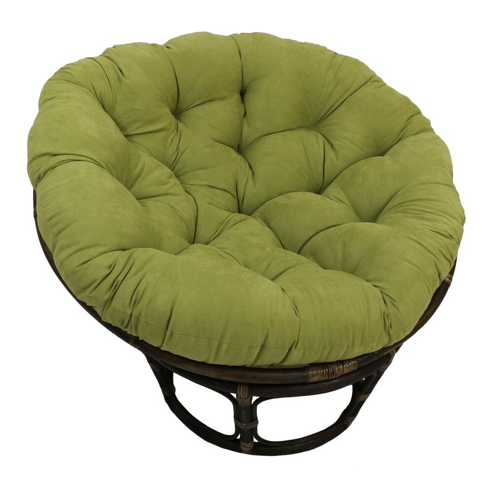 Microsuede Indoor Papasan Cushion (44 inch  48 inch  or 52 inch) (Cushion Only)