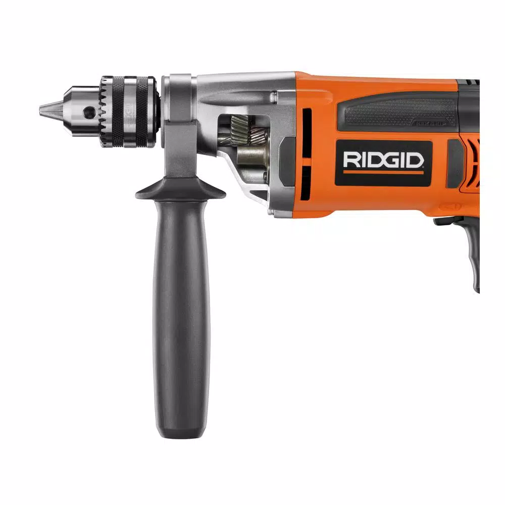 RIDGID 8 Amp Corded 1/2 in. Heavy-Duty Variable Speed Reversible Drill and#8211; XDC Depot