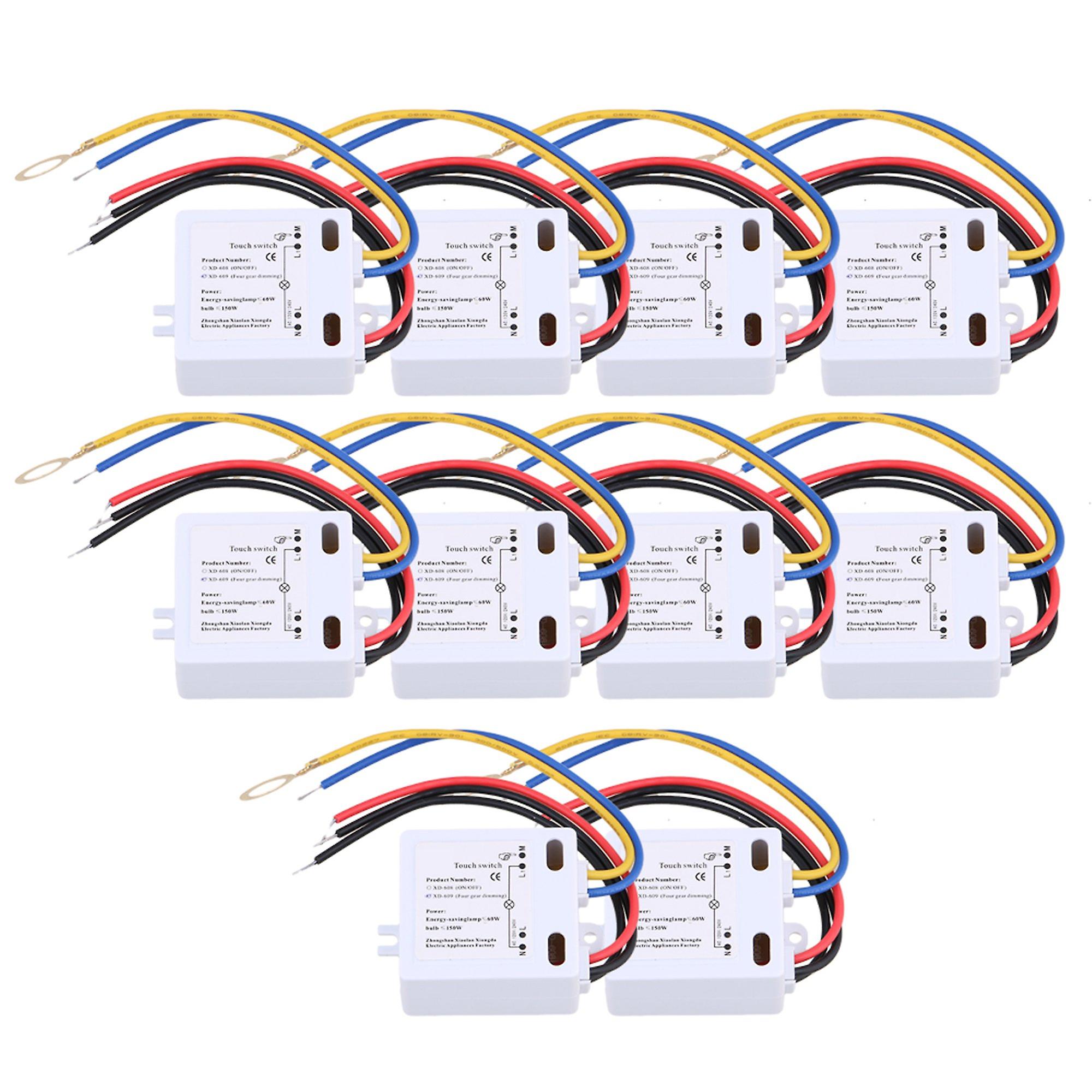 XD-609 4 Mode On/Off Touch Switch Sensor for 220V Tungsten Lamp