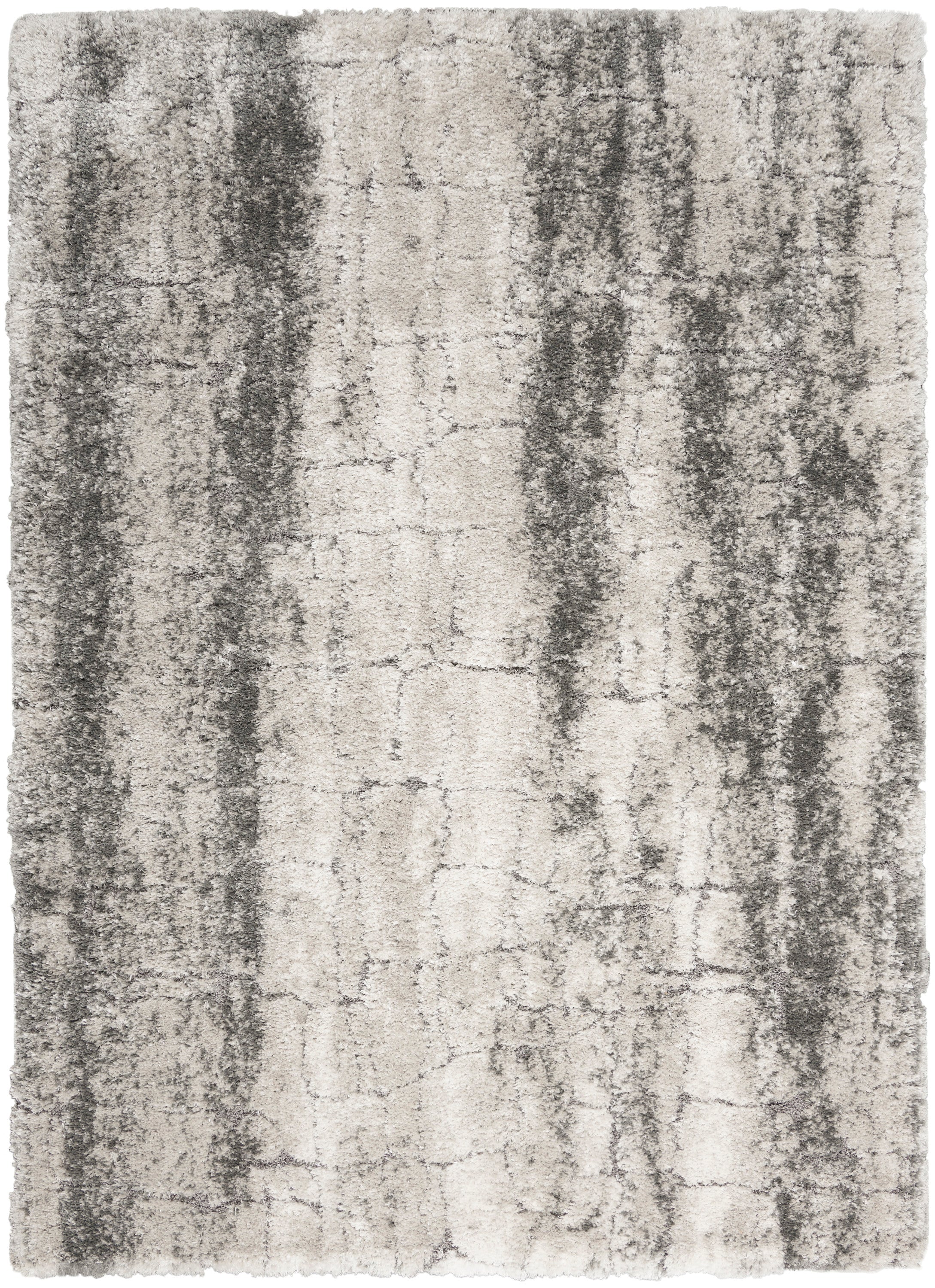 Dreamy Shag Ivory/Charcoal Rug