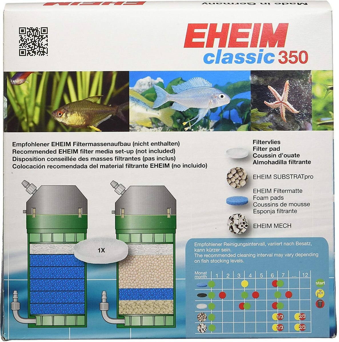 Eheim Classic 2215 Carbon Fine Filter Pads