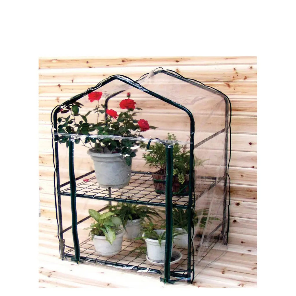 Top Quality Customized for Plants Planting 2/3/4 Tier Green House PE and Metal