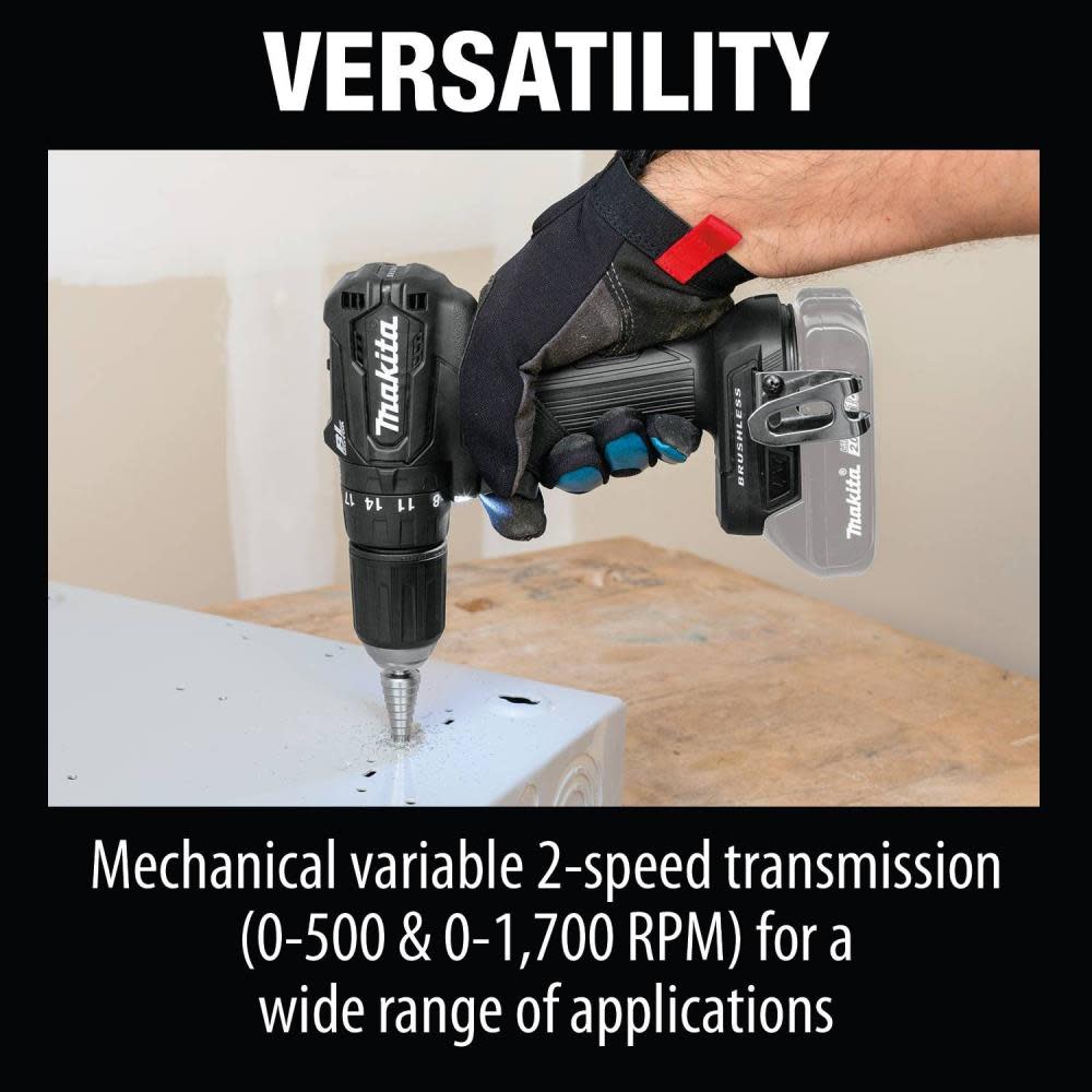 18V LXT® Lithium-Ion Sub-Compact Brushless Cordless 1/2 Hammer Driver-Drill， Tool Only