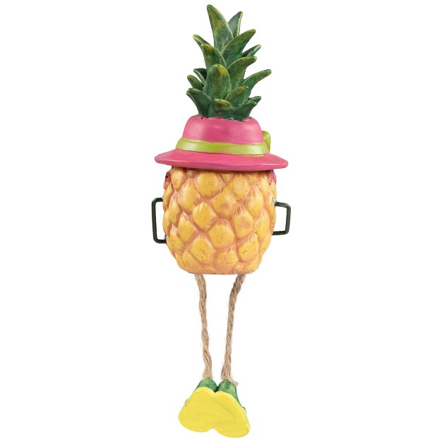 Tropical Girl Pineapple With Cocktail Outdoor Garden Statue