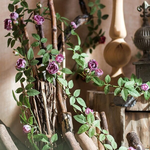 RusticReach Silk Rose Vine 57 Long