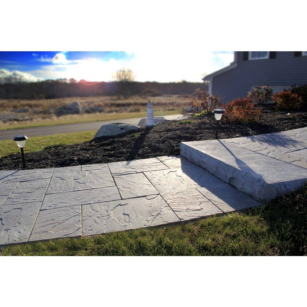 Nantucket Pavers Patio-on-a-Pallet 18 in. x 18 in. Concrete Gray Traditional Yorkstone Paver (32 Pieces72 Sq Ft) 30641