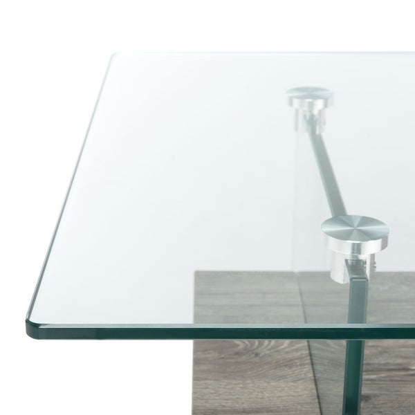 SAFAVIEH Kayley Modern Glass Coffee Table - 43.3