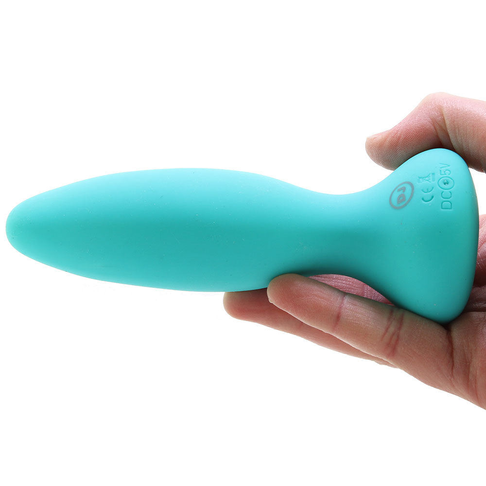 A-Play Adventurous Vibrating Remote Butt Plug in Teal