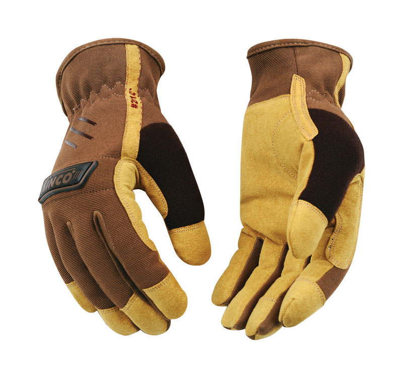 Kinco Men\u0027s Outdoor Driver Gloves Brown XL 1 pair