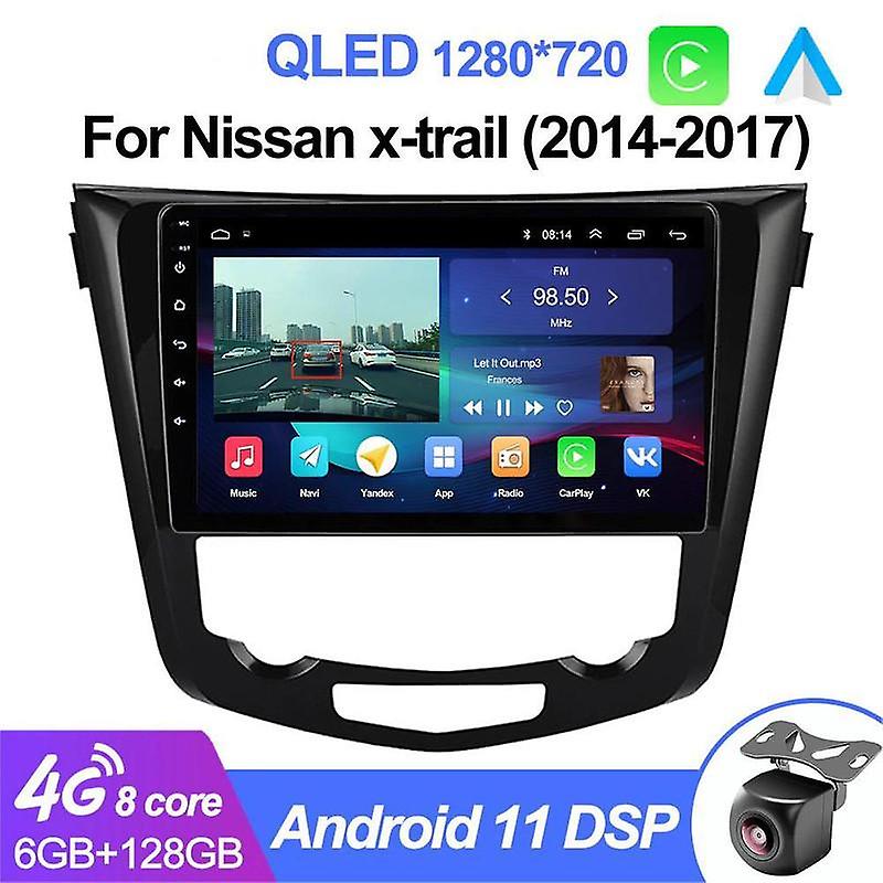 Car Radio Multimedia For Nissan X-TRAIL X Trail T32 Qashqai 2 J11 2013-2017 Autoradio 2 Din Carplay