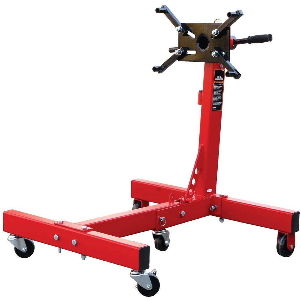 Big Red 1500 lbs. Engine Stand with 360-Degree Rotatable Head and Foldable Frame T26801