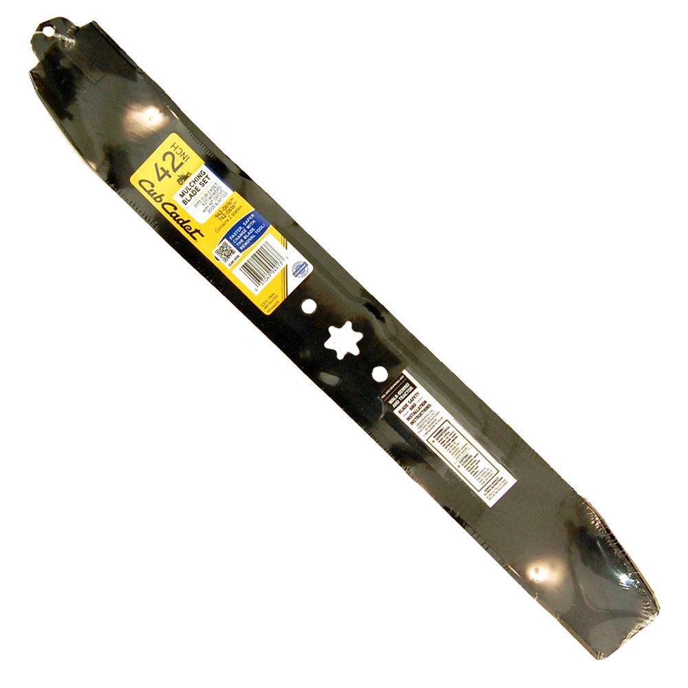 Cub Cadet Original Equipment 3-in-1 Blade Set for Select 42 in. Riding Lawn Mowers with 6-Point Star OE# 942-0616 942-0616A 490-110-C122