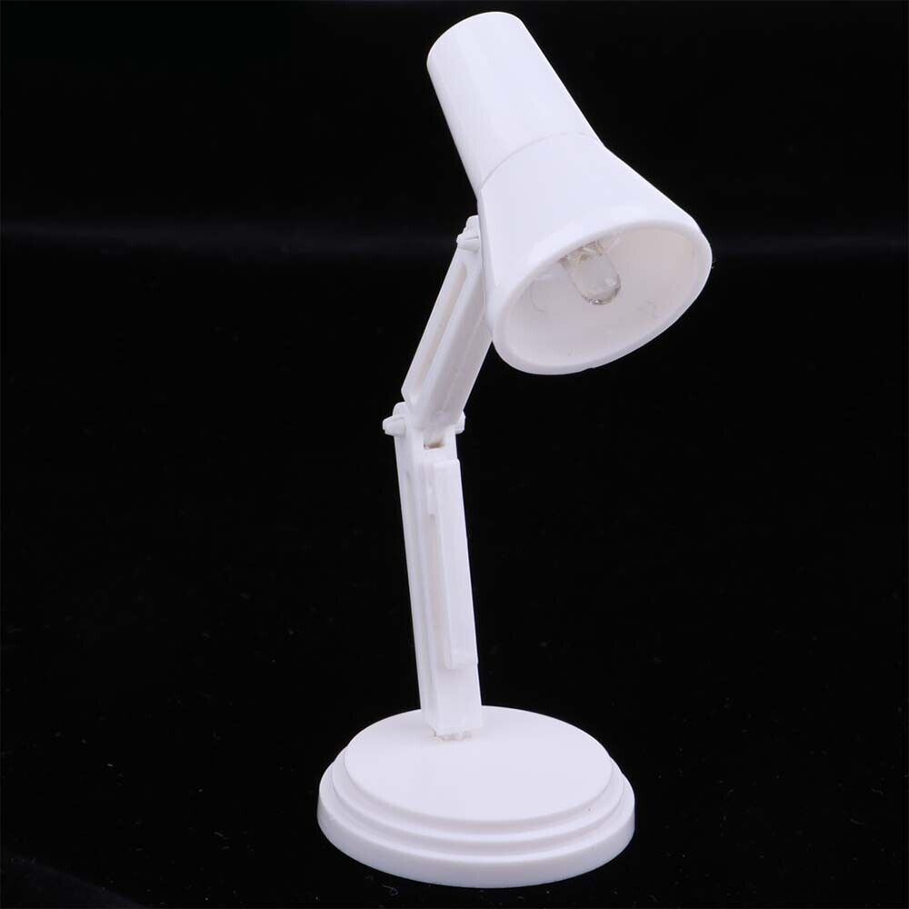 LED Desk table Lamp Light Furniture Dollhouse Miniature Toys Accessory 1/6 Scale