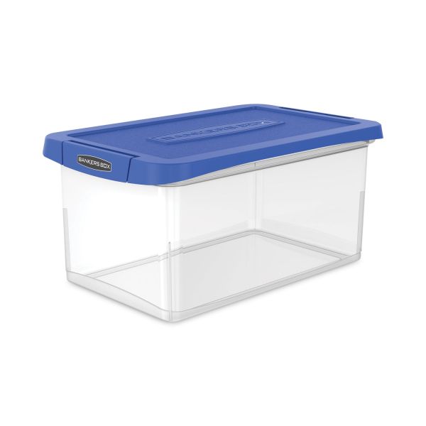 Bankers Box Latch Lid Storage Bin， 22.38