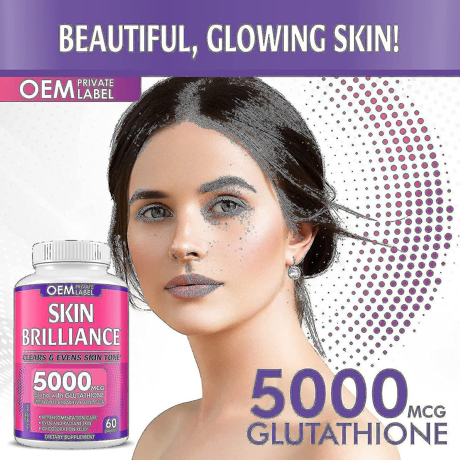 Glutathione Brightening Capsule Skin Brilliance Skin Beauty Pill