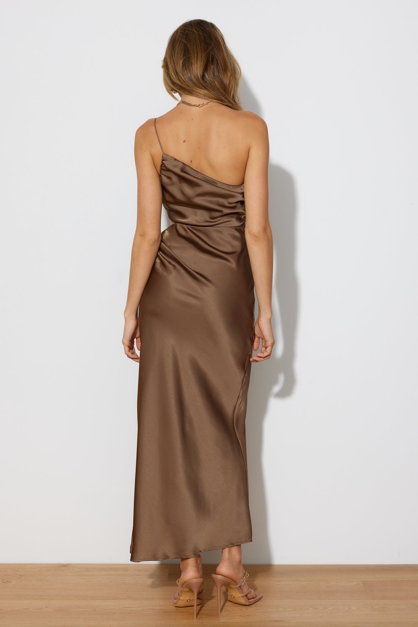 Best Dressed Guest Maxi Dress Brown