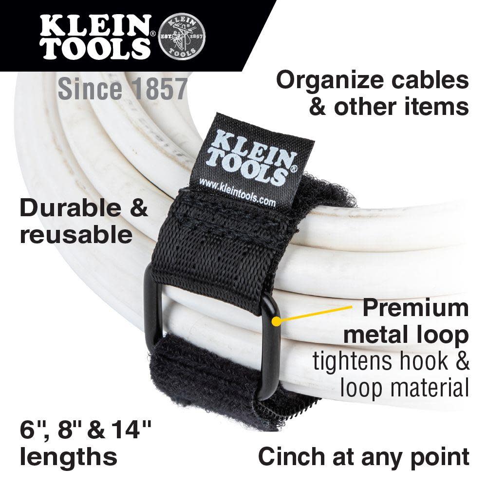 Klein Cinch Strap Cable Ties 6pk