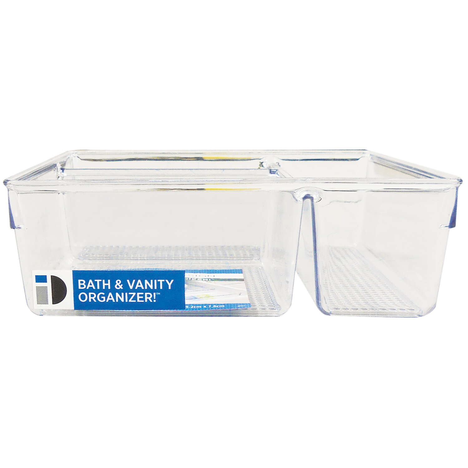 iDesign Clarity 3 in. H X 9 in. W X 9 in. D Plastic Drawer Organizer