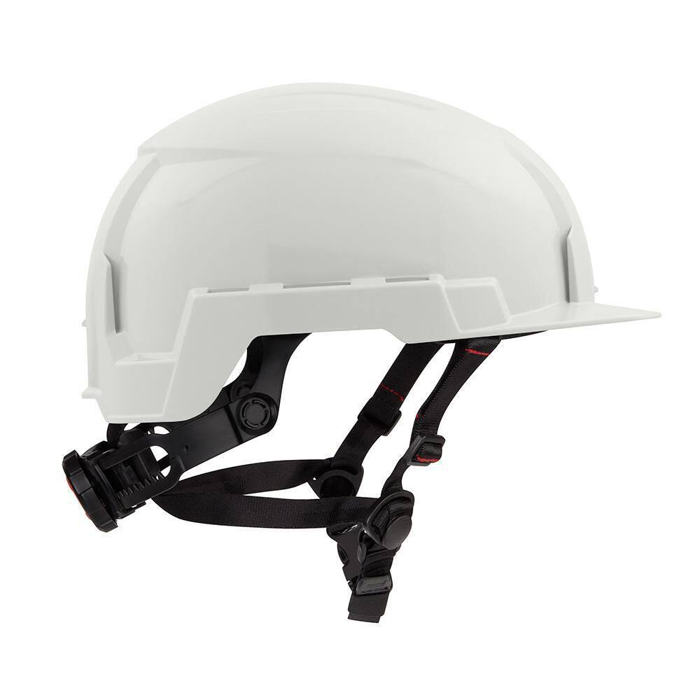 MW BOLT White Type 2 Class E Front Brim Non-Vented Safety Helmet (2-Pack) 48-73-1321X2