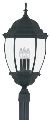 Tiverton 13 quotPost Lantern  Black   Traditional   Post Lights   by Buildcom  Houzz