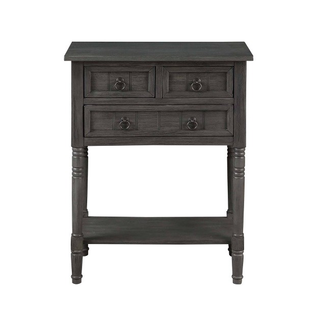 Kendra Hall Table Dark Gray Breighton Home