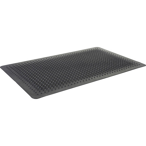 Genuine Joe Beveled Edge Anti-Fatigue Mat | 2' x 3'， Black | GJO02146