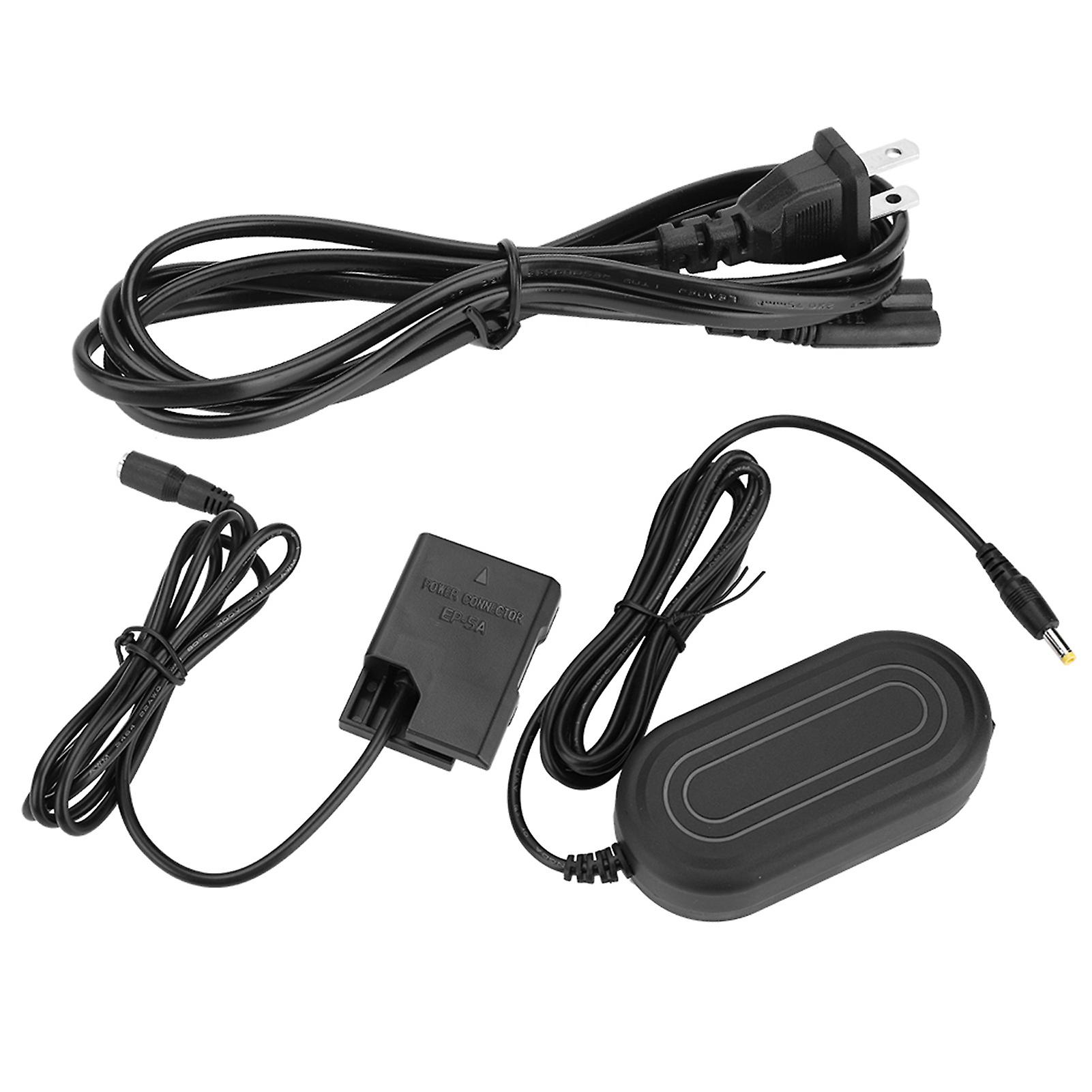 Ep-5a Ac Power Adapter Dc Coupler Charger Replace En-el14 For Nikon D5600 D5500 Dc5300(us Plug)