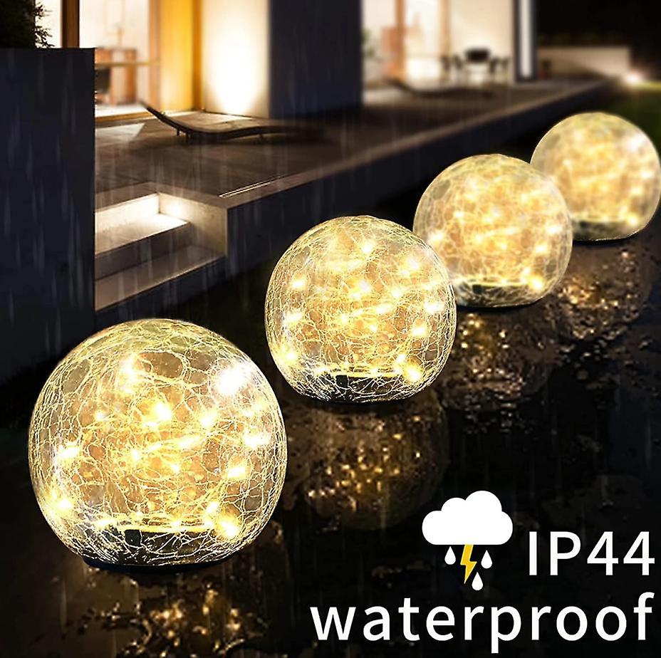 Solar Garden Light Outdoor Lawn Lamp Glass Ball Lamps Waterproof Solar Lamp Courtyard Garden Decoration For Street Balcony