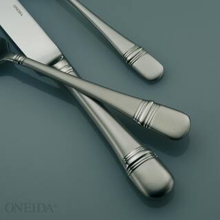 Oneida Satin Astragal Table Forks European Size 1810 Stainless Steel (Set of 12) T045FDIF