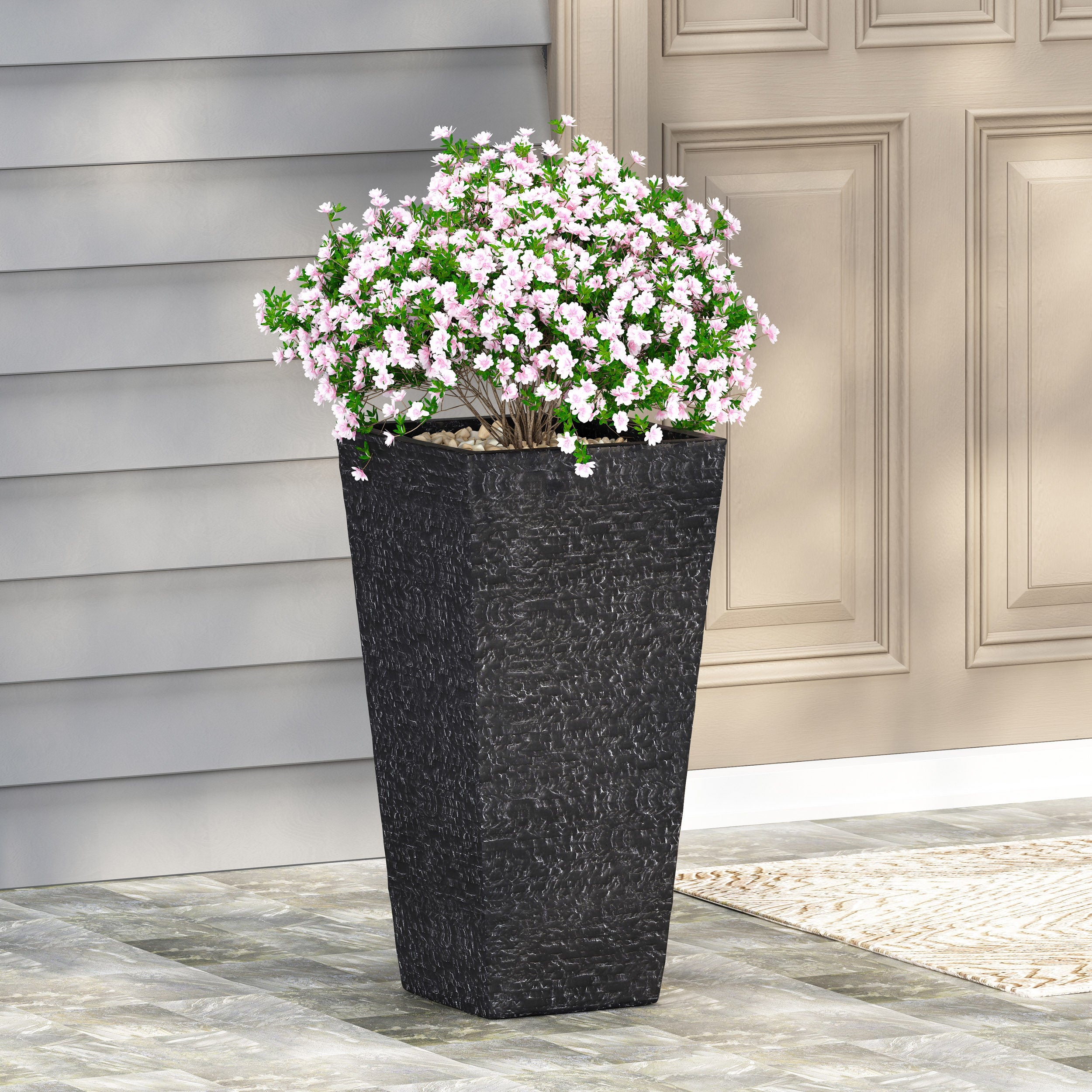 Tengren Outdoor Cast Stone Planter