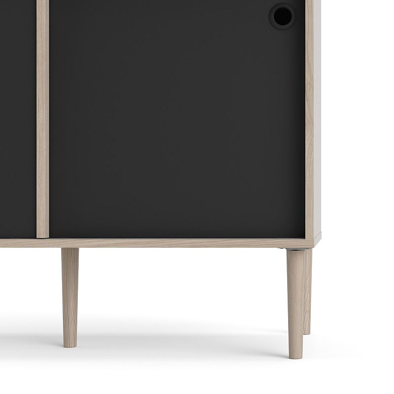 Tvilum 2 Drawer Sideboard with 2 Sliding Doors