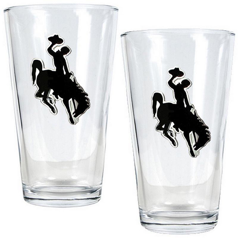 Wyoming Cowboys 2-pc. Pint Glass Set