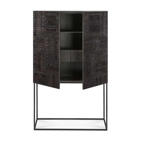 ARMOIRE TABWA TECK 2 PORTES